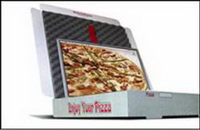 кейс в форме упаковки пиццы для вашего ноутбука